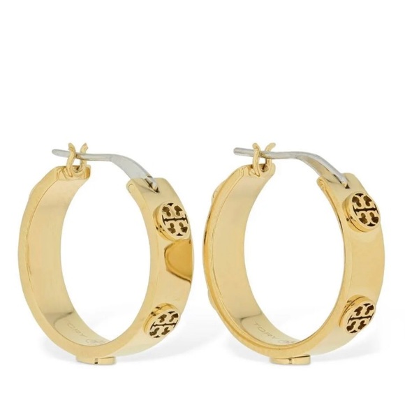 Tory Burch Huggie Earrings - Picture 1 of 1